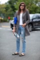 Le-Fashion-Blog-Street-Style-90s-Inspired-Casual-Grey-Boyfriend-Blazer-Ripped-Jeans-Embellished-Slippers-Milan-Fashion-Week
