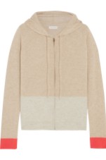 Chinti and Parker - Colour Block Cashmere Hooded Top $577