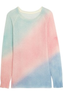 The Elder Statesman - Oversized Colour-Block Cashmere and Silk-Blend Sweater $964